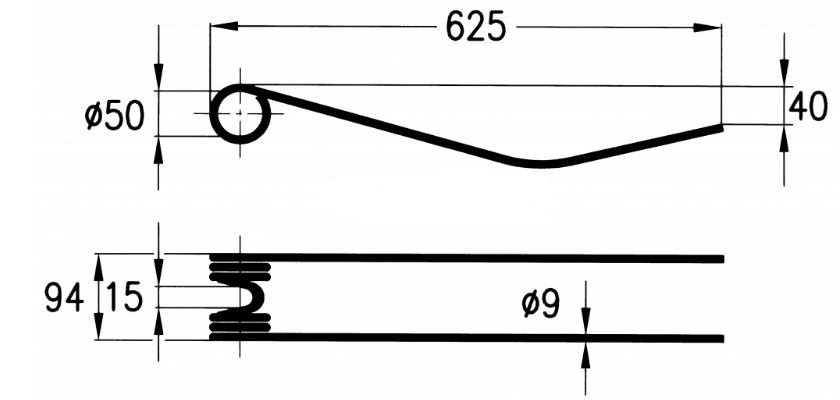 Deget Pick-up 630mm Repossi