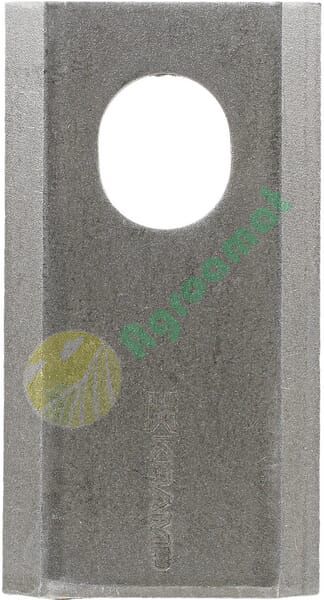 Lamă cositoare stânga/dreapta 93x50x4mm orificiu 24x20mm oval pachet 25 buc. potrivită pentru Kongskilde JF/Stoll