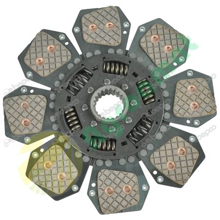 SPRING SINTERED ADVANCED DISC - CAPTIVE Ø 310 - 41 X 45 - 21 / 8 PADS