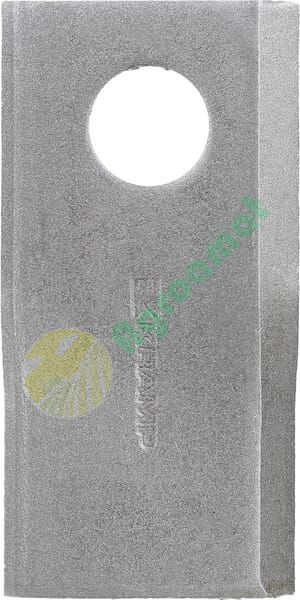 Lamă cositoare stânga 96x48x4mm orificiu 19mm pachet 25 buc. potrivită pentru Krone