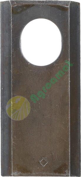 Lamă cositoare stânga/dreapta 90x42x4mm orificiu 24x20,5mm oval pachet 25 buc. potrivită pentru Kongskilde JF/Stoll