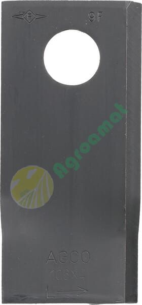 Lamă cositoare stânga 106x48x4mm orificiu 19mm pachet 25 buc. potrivită pentru Fella