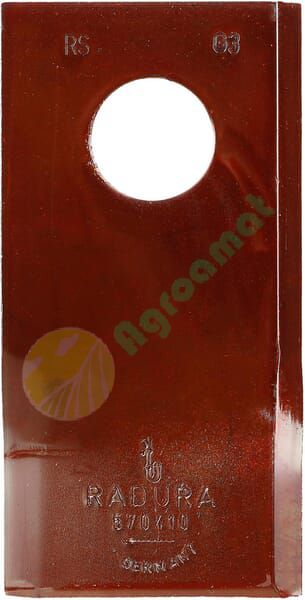 Lamă cositoare dreapta 93x47x3mm orificiu 19mm pachet 25 buc. potrivită pentru Krone