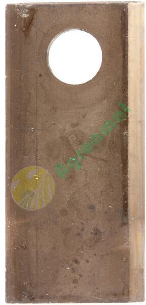 Lamă cositoare stânga 106x48x4mm orificiu 19mm pachet 25 buc. potrivită pentru Niemeyer