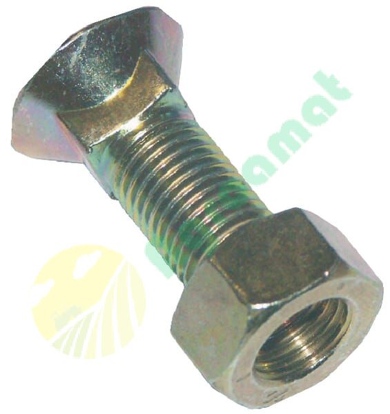 Șurub plug cu gât pătrat și piuliță 7/16"x32mm