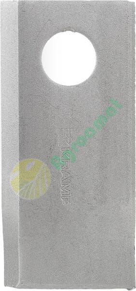 Lamă cositoare dreapta 102x48x4mm orificiu 19mm pachet 25 buc. potrivită pentru Niemeyer