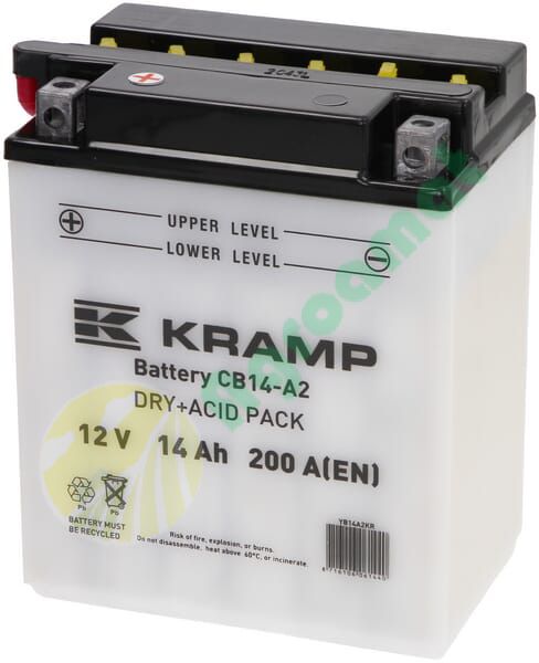 Baterie 12V 14Ah 200A cu pachet acid Kramp