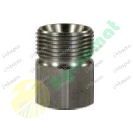 QUICK HAND SCREW NIPPLE M22 STAINLESS STEEL   >500BAR
