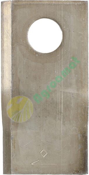 Lamă cositoare dreapta 97x48x4mm orificiu 19mm pachet 25 buc. potrivită pentru Kongskilde JF/Stoll