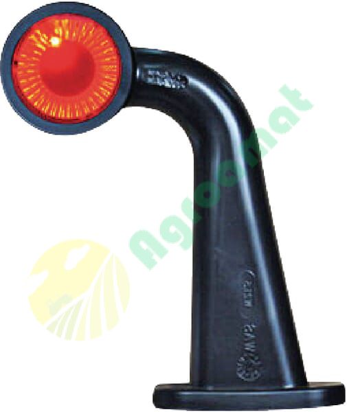 Lampă gabarit LED dreapta 12/24V 180x157,6x48,6mm Kramp