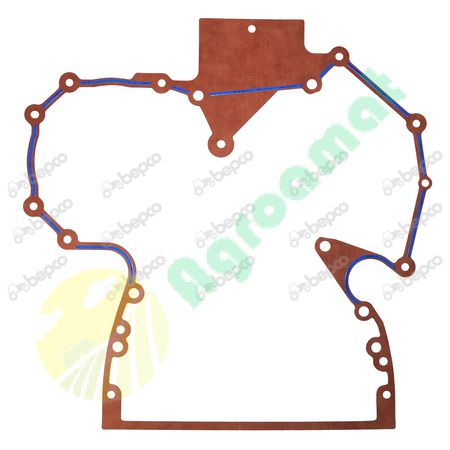 FRONT CRANKSHAFT COVER GASKET CAST IRON WATER PUMP W/INSERT