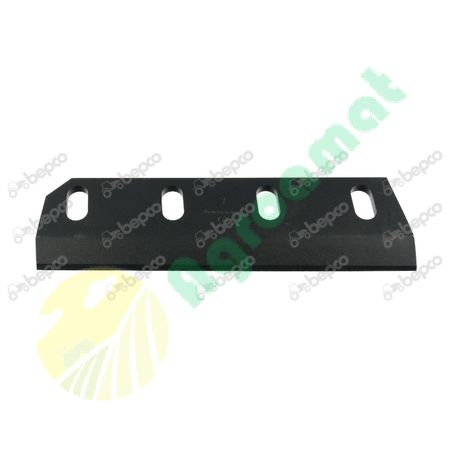 KNIFE FOR FORAGE HARVESTER FOR GRASS HEAVY DUTY LH - 310 X 84.5 X 8.5 MM WITH 4 HOLES 17.5 MM