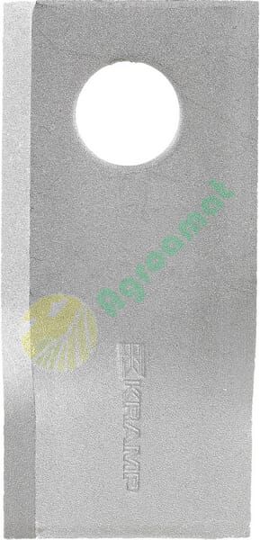 Lamă cositoare stânga 100x48x3mm orificiu 19mm pachet 25 buc. potrivită pentru Pöttinger/Niemeyer