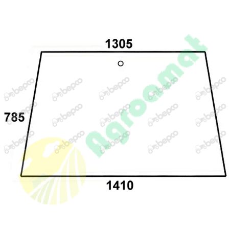 OPENING FRONT WINDSHIELD FLAT - TINTED