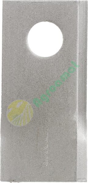 Lamă cositoare dreapta 100x48x3mm orificiu 19mm pachet 25 buc. potrivită pentru Pöttinger/Niemeyer