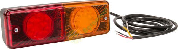 Lampă spate multifuncțională LED dreptunghiulară 12-24V 200x70x60mm Kramp