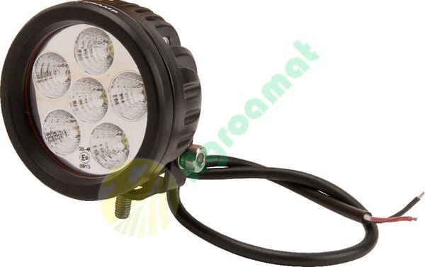 Lampă de lucru LED 18W 1440lm rotundă 10/30V albă diametru 89mm 6 LED-uri Gopart
