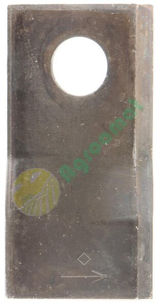 Lamă cositoare stânga 97x48x4mm orificiu 19mm pachet 25 buc. potrivită pentru Kongskilde JF/Stoll