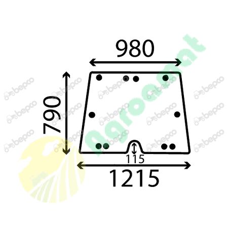 OPENING VOORSTE WINDSCHERM PLAT - GETINT