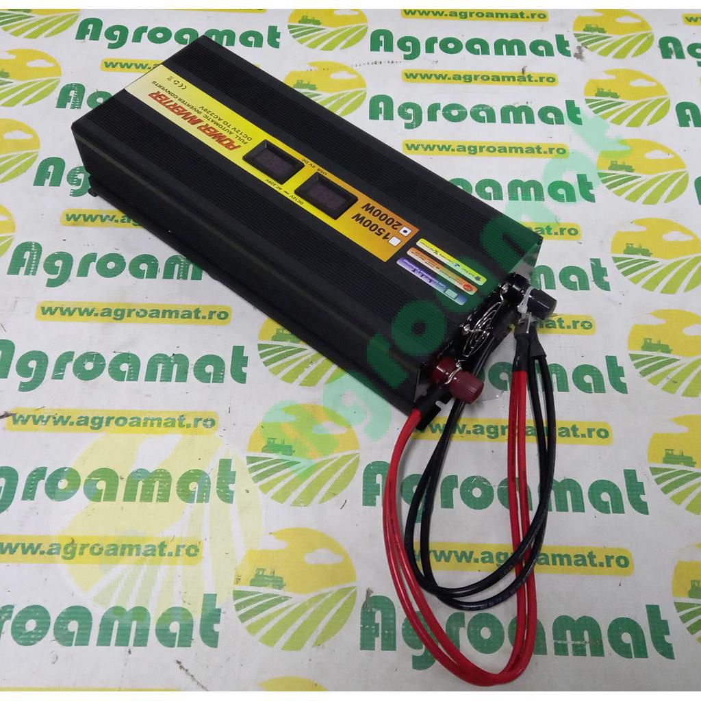 Invertor Tensiune 12V-220V 2000W