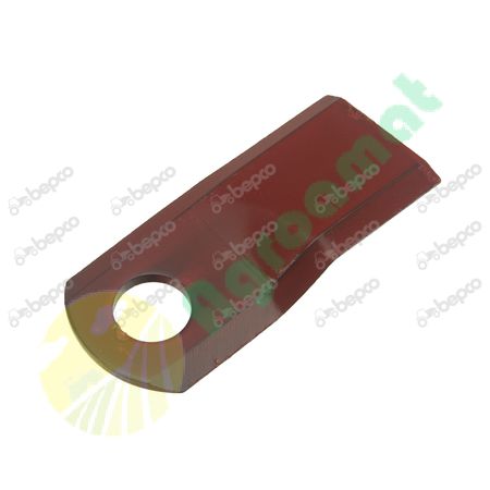 DRUM AND DISC MOWER BLADE LEFT 105 X 47 X 4 MM - Ø20.5 MM - 1 PC