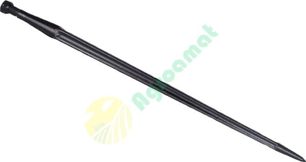 Dinte încărcător drept profil stea 36x815mm piuliță M22x1,5mm vârf ascuțit negru gopart