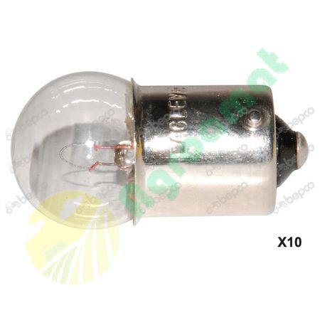 BULB 12V - 5W - BA15S - R5 - 10 PCS