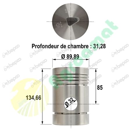 PISTON Ø 89.89 mm - STD
