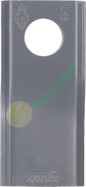 Lamă cositoare dreapta 105x48x4mm orificiu 19mm pachet 25 buc. potrivită pentru Claas