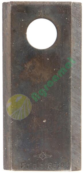 Lamă cositoare stânga/dreapta 107x50x4mm orificiu 19mm pachet 25 buc. potrivită pentru PZ/Vicon