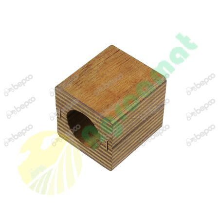 WOOD BEARING Ø 36 MM - 60 X 60 X 60 MM