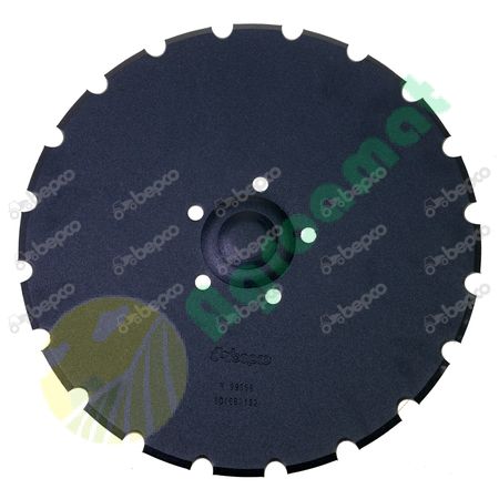 NOTCHED DISC WITH FLAT NECK Ø400X4.5 FLAT 5 HOLES 20 NOTCHES