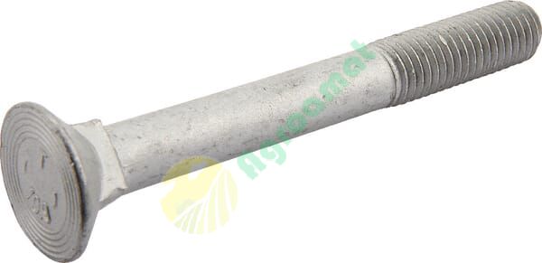 Șurub plug cap plat înecat gât pătrat M12x100 grupa 10.9