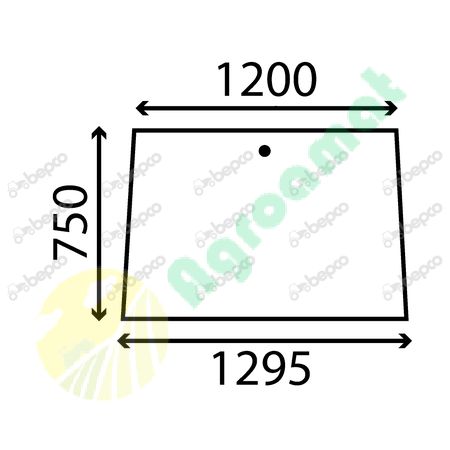 WINDSHIELD FLAT - NON-TINTED