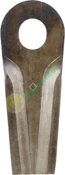 Lamă cositoare stânga/dreapta 132x50x4mm orificiu 23x20,5mm oval pachet 25 buc. potrivită pentru Kongskilde JF/Stoll