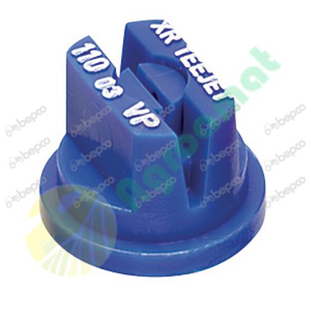 LOW FLOW FLAT JET NOZZLE -  BLUE XR-VP - 110° - 1 / 4 Bar