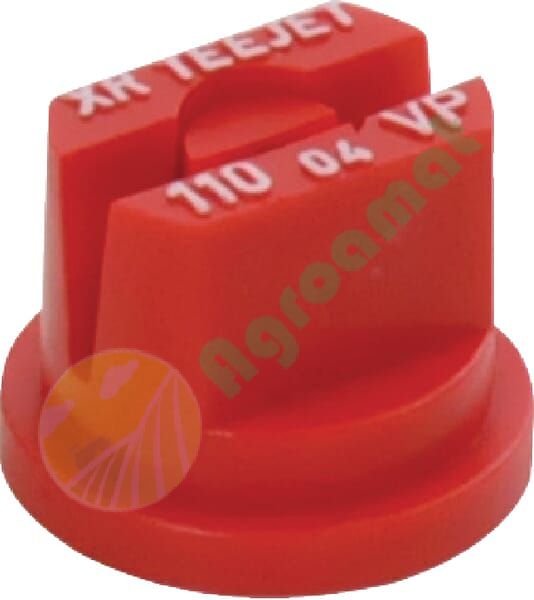 Duză cu jeturi aplatizate XR 110° roșie Kun