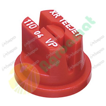 LOW FLOW FLAT JET NOZZLE -  RED XR-VP - 110° - 1 / 4 Bar