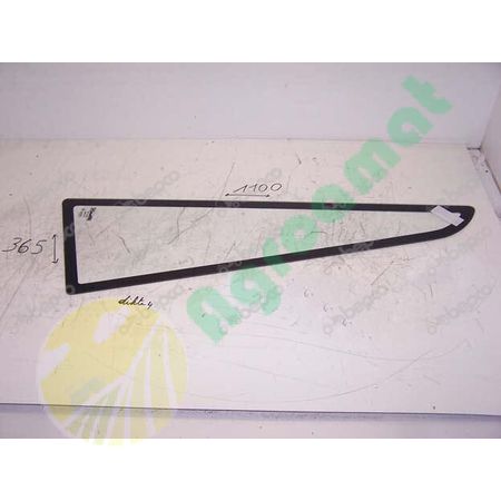 FRONT SIDE WINDOW RIGHT - FLAT - NON-TINTED