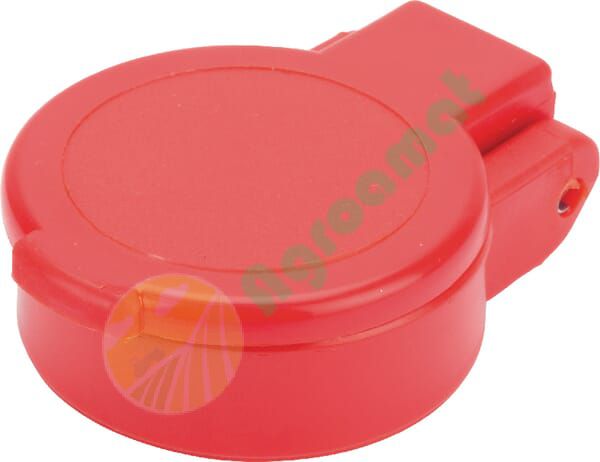 Capac contra prafului rabatabil roșu