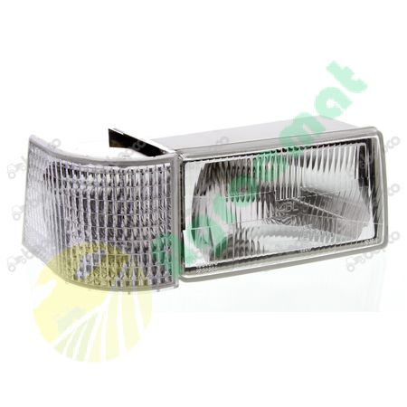 OPTICAL HEADLAMP+SIDELIGHT FRONT - 395 X 105 MM - RH