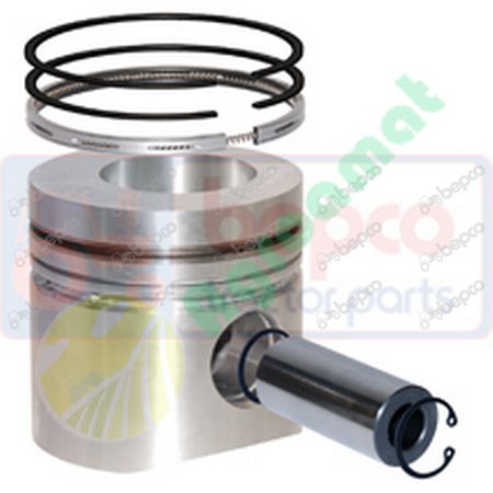 PISTON WITH RINGS Ø 105 mm - STD