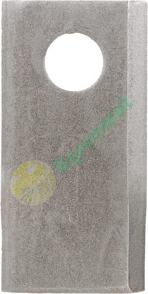 Lamă cositoare stânga 96x48x4mm orificiu 19mm pachet 25 buc. potrivită pentru Deutz-Fahr