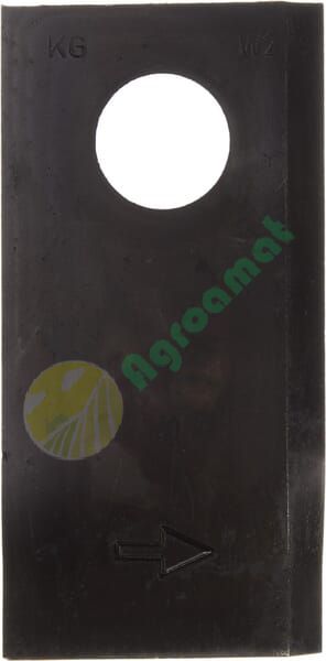 Lamă cositoare stânga 96x48x4mm orificiu 19mm pachet 25 buc. potrivită pentru Deutz-Fahr