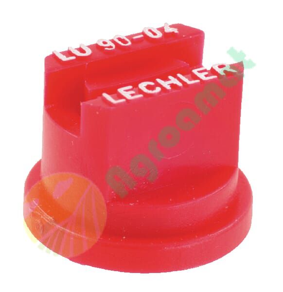 Duză cu jeturi aplatizate AD 120° roșie, din plastic