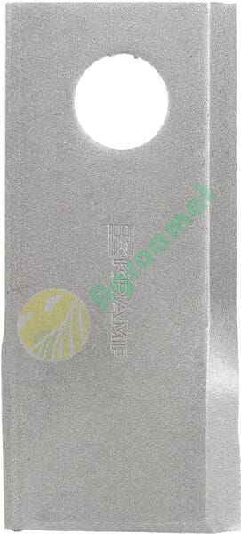 Lamă cositoare dreapta 107x48x4mm orificiu 19mm pachet 25 buc. potrivită pentru Niemeyer