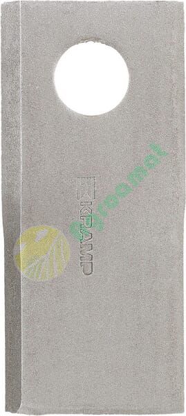Lamă cositoare dreapta 107x48x4mm orificiu 18,5mm pachet 25 buc. potrivită pentru Vicon/PZ