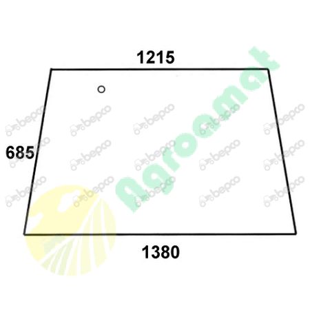 REAR WINDOW FLAT - TINTED