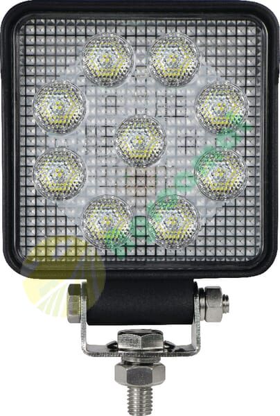 Lampă de lucru LED 15W 1710lm pătrată 10/30V 100x40x100mm tip flood 9 LED-uri Gopart