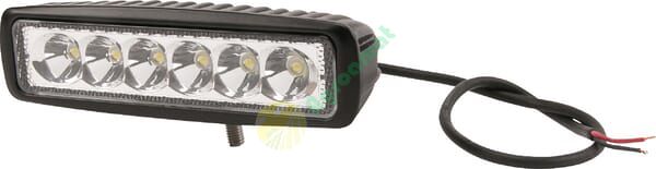 Lampă de lucru LED 18W 1440lm dreptunghiulară 10/30V 159,8x63mm tip spot 6 LED-URI Gopart